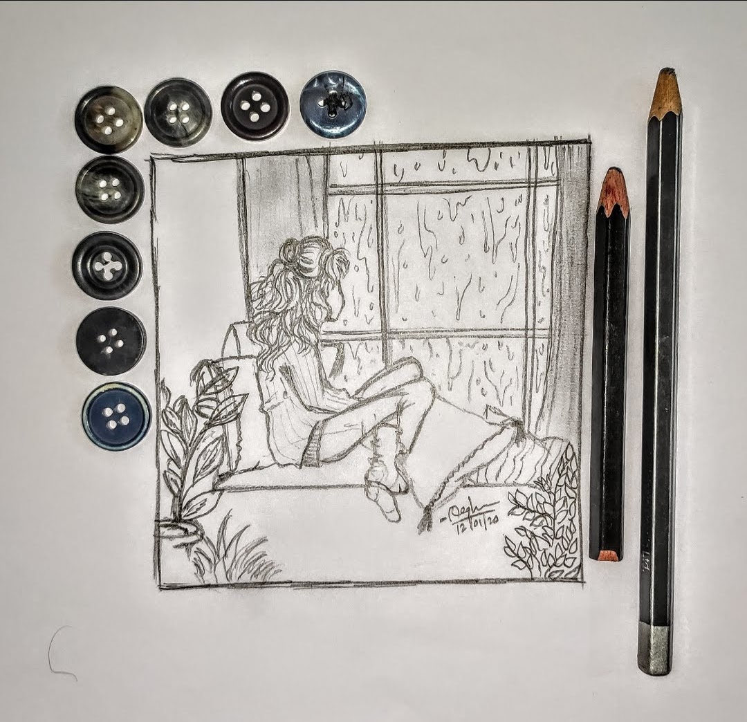 Pencil sketch * Reality&nbsp;quote